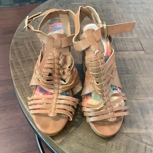 Pair of madden girl wedge heels